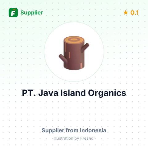 PT. Java Island Organics  – summary card, no photo uploaded yet