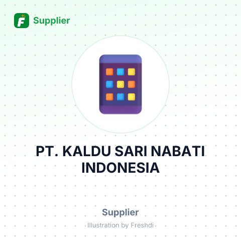 PT. KALDU SARI NABATI INDONESIA – summary card, no photo uploaded yet