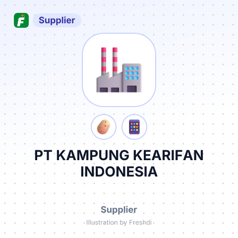 PT KAMPUNG KEARIFAN INDONESIA – summary card, no photo uploaded yet