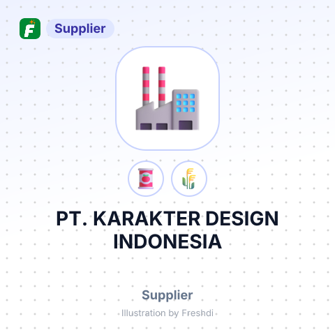 PT. KARAKTER DESIGN INDONESIA – summary card, no photo uploaded yet