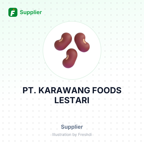 PT. KARAWANG FOODS LESTARI – summary card, no photo uploaded yet