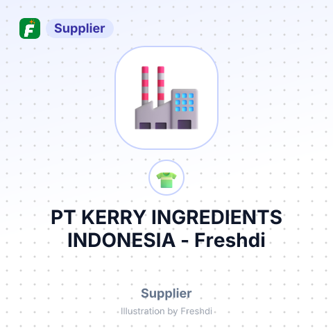 PT KERRY INGREDIENTS INDONESIA – summary card, no photo uploaded yet