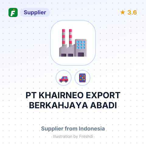 PT KHAIRNEO EXPORT BERKAHJAYA ABADI – summary card, no photo uploaded yet