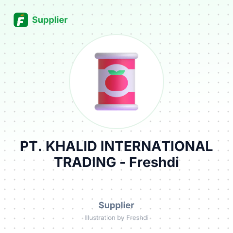PT. KHALID INTERNATIONAL TRADING – summary card, no photo uploaded yet