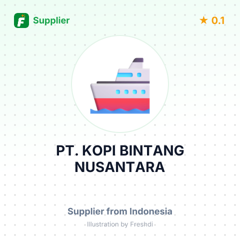 PT. KOPI BINTANG NUSANTARA – summary card, no photo uploaded yet