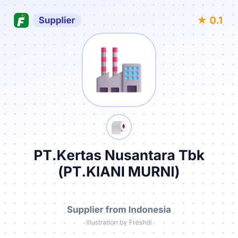 PT.Kertas Nusantara Tbk (PT.KIANI MURNI) – summary card, no photo uploaded yet