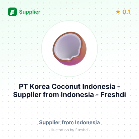 PT Korea Coconut Indonesia  – summary card, no photo uploaded yet