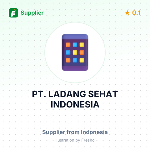 PT. LADANG SEHAT INDONESIA – summary card, no photo uploaded yet