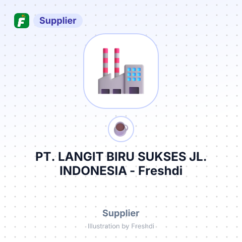 PT. LANGIT BIRU SUKSES JL. INDONESIA – summary card, no photo uploaded yet