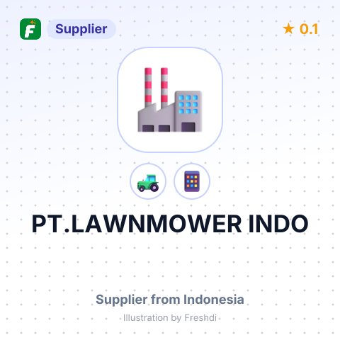 PT.LAWNMOWER INDO – summary card, no photo uploaded yet