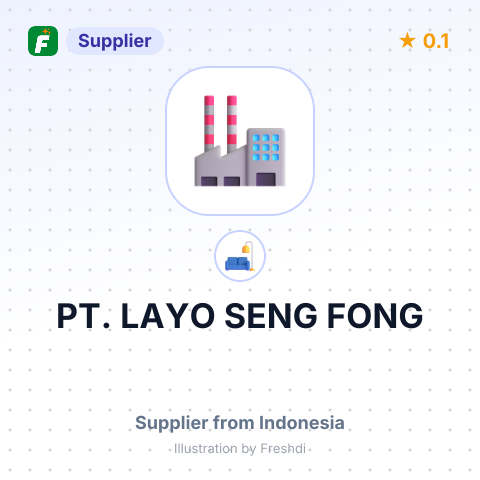 PT. LAYO SENG FONG – summary card, no photo uploaded yet
