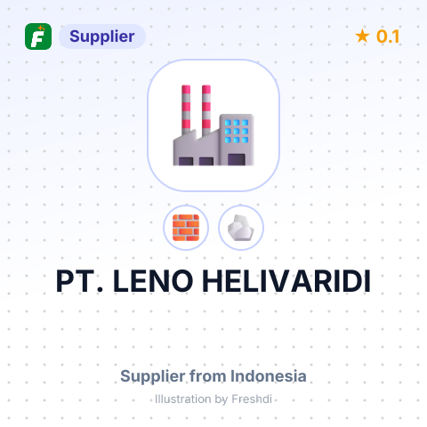 PT. LENO HELIVARIDI – summary card, no photo uploaded yet