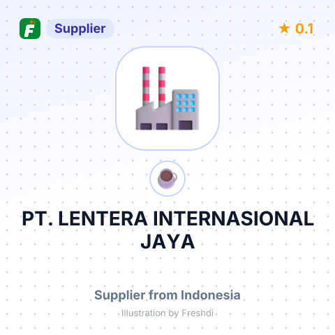 PT. LENTERA INTERNASIONAL JAYA – summary card, no photo uploaded yet