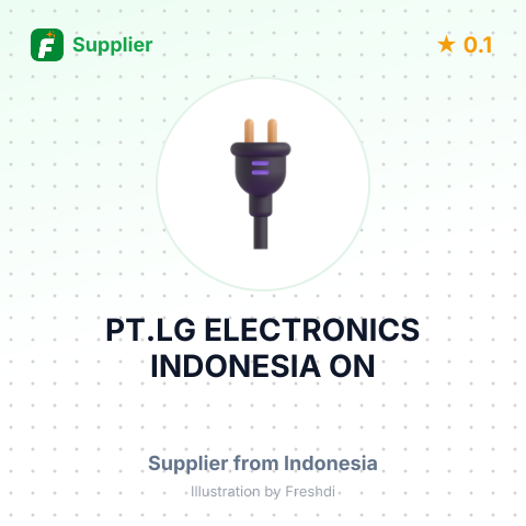 PT.LG ELECTRONICS INDONESIA ON – summary card, no photo uploaded yet
