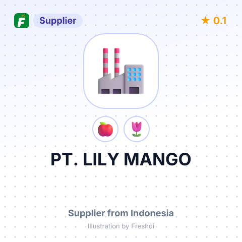PT. LILY MANGO – summary card, no photo uploaded yet