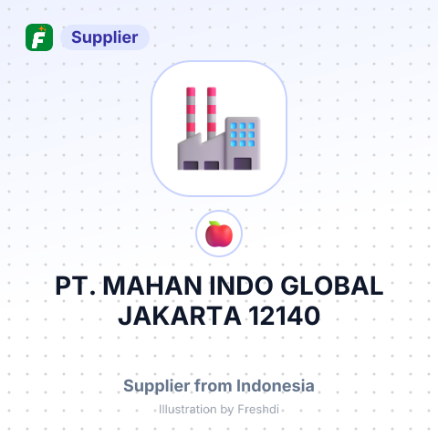 PT. MAHAN INDO GLOBAL JAKARTA 12140 – summary card, no photo uploaded yet