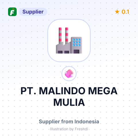 PT. MALINDO MEGA MULIA – summary card, no photo uploaded yet