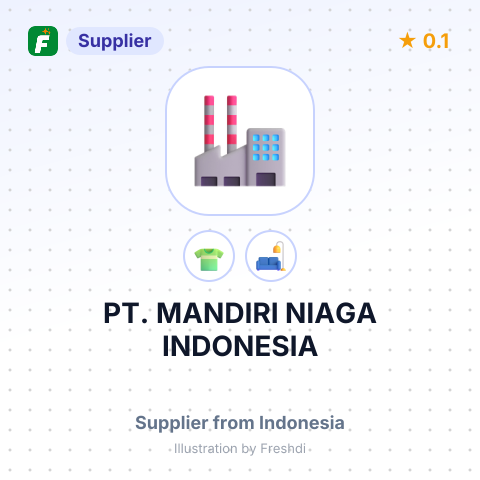 PT. MANDIRI NIAGA INDONESIA – summary card, no photo uploaded yet