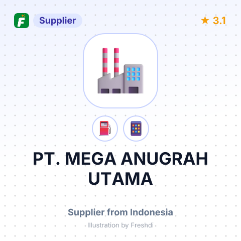 PT. MEGA ANUGRAH UTAMA – summary card, no photo uploaded yet