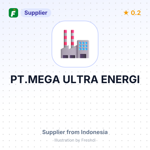 PT.MEGA ULTRA ENERGI  – summary card, no photo uploaded yet