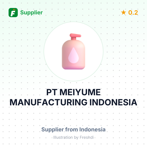 PT MEIYUME MANUFACTURING INDONESIA – summary card, no photo uploaded yet