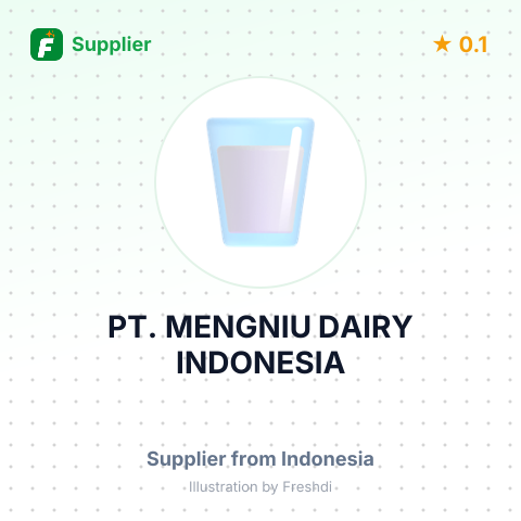 PT. MENGNIU DAIRY INDONESIA – summary card, no photo uploaded yet