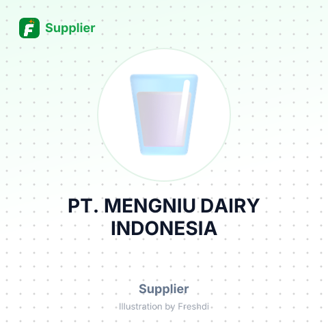 PT. MENGNIU DAIRY INDONESIA – summary card, no photo uploaded yet