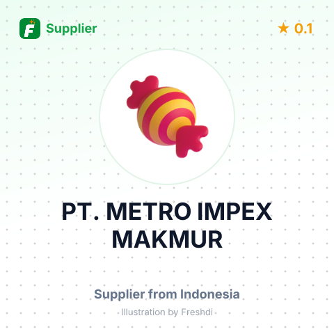 PT. METRO IMPEX MAKMUR – summary card, no photo uploaded yet