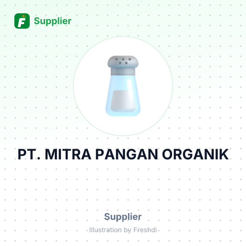 PT. MITRA PANGAN ORGANIK – summary card, no photo uploaded yet