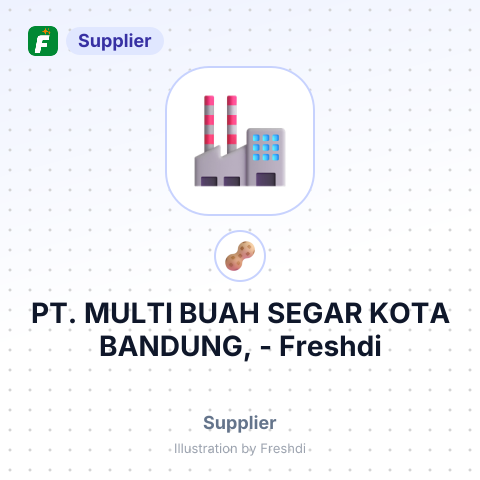 PT. MULTI BUAH SEGAR KOTA BANDUNG, – summary card, no photo uploaded yet