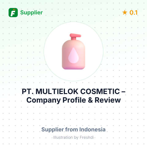 PT. MULTIELOK COSMETIC – summary card, no photo uploaded yet