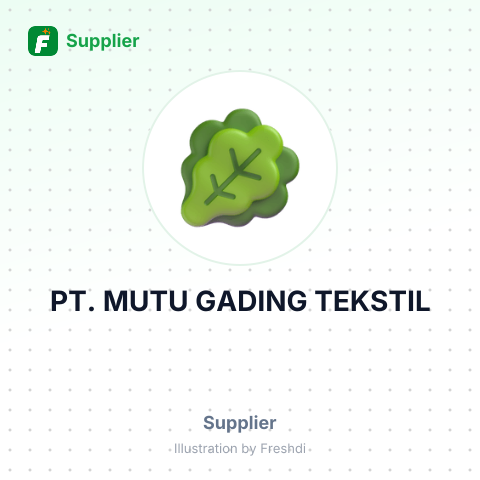 PT. MUTU GADING TEKSTIL – summary card, no photo uploaded yet