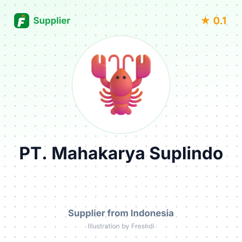 PT. Mahakarya Suplindo  – summary card, no photo uploaded yet