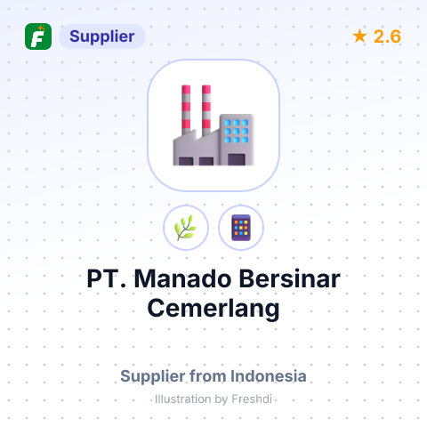 PT. Manado Bersinar Cemerlang – summary card, no photo uploaded yet