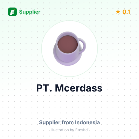 PT. Mcerdass  – summary card, no photo uploaded yet