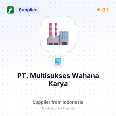 PT. Multisukses Wahana Karya – summary card, no photo uploaded yet
