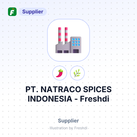 PT. NATRACO SPICES INDONESIA – summary card, no photo uploaded yet