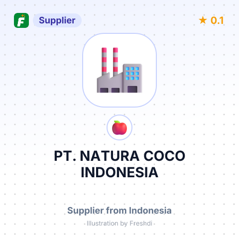 PT. NATURA COCO INDONESIA – summary card, no photo uploaded yet