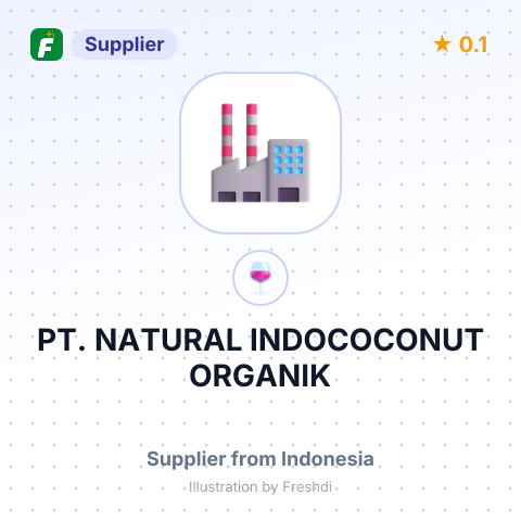PT. NATURAL INDOCOCONUT ORGANIK – summary card, no photo uploaded yet