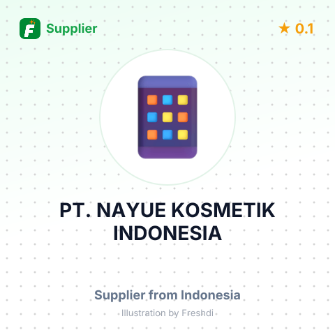 PT. NAYUE KOSMETIK INDONESIA – summary card, no photo uploaded yet
