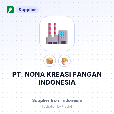 PT. NONA KREASI PANGAN INDONESIA – summary card, no photo uploaded yet