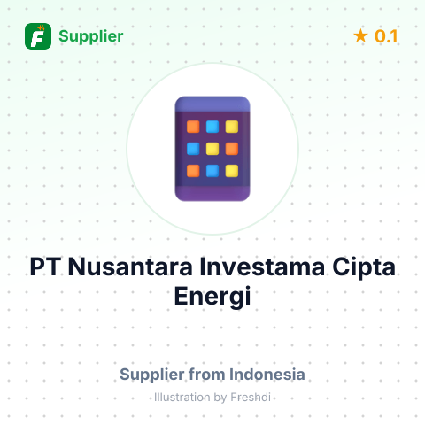 PT Nusantara Investama Cipta Energi  – summary card, no photo uploaded yet
