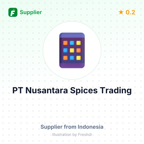 PT Nusantara Spices Trading – summary card, no photo uploaded yet