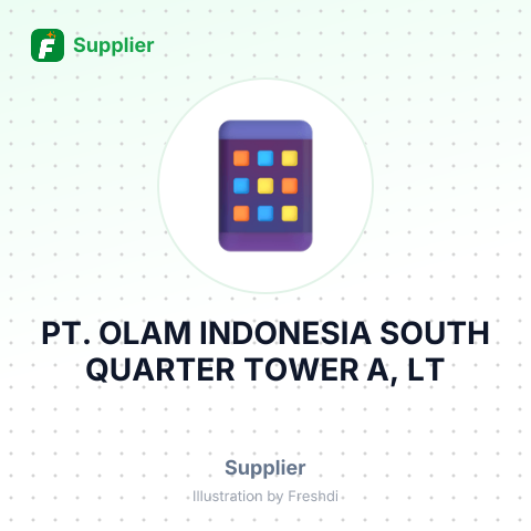 PT. OLAM INDONESIA SOUTH QUARTER TOWER A, LT – summary card, no photo uploaded yet