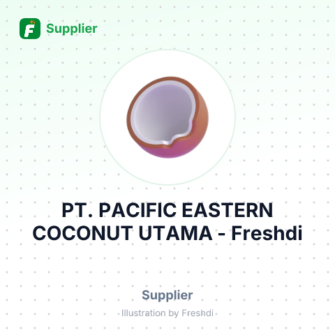 PT. PACIFIC EASTERN COCONUT UTAMA – summary card, no photo uploaded yet