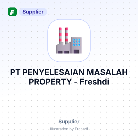 PT PENYELESAIAN MASALAH PROPERTY – summary card, no photo uploaded yet