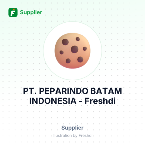 PT. PEPARINDO BATAM INDONESIA – summary card, no photo uploaded yet