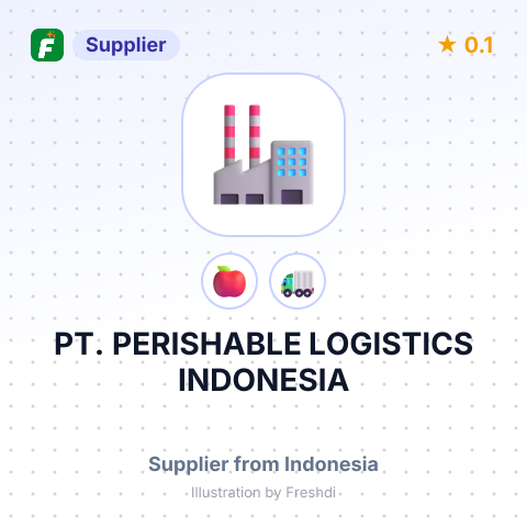 PT. PERISHABLE LOGISTICS INDONESIA – summary card, no photo uploaded yet