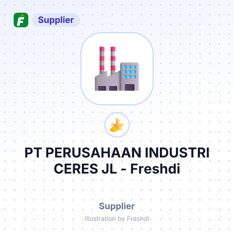 PT PERUSAHAAN INDUSTRI CERES JL – summary card, no photo uploaded yet