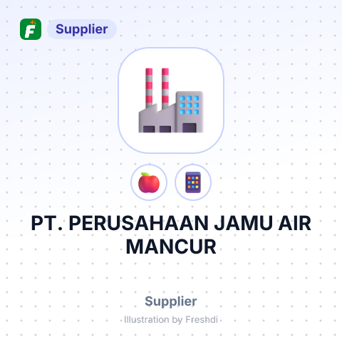 PT. PERUSAHAAN JAMU AIR MANCUR – summary card, no photo uploaded yet